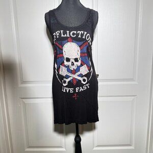 Affliction “Live Fast” Tunic/Dress – Size P